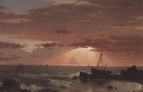 Frederic E.Church The Wreck Spain oil painting art